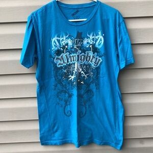 Decoded men’s aqua shirt sleeve tee shirt